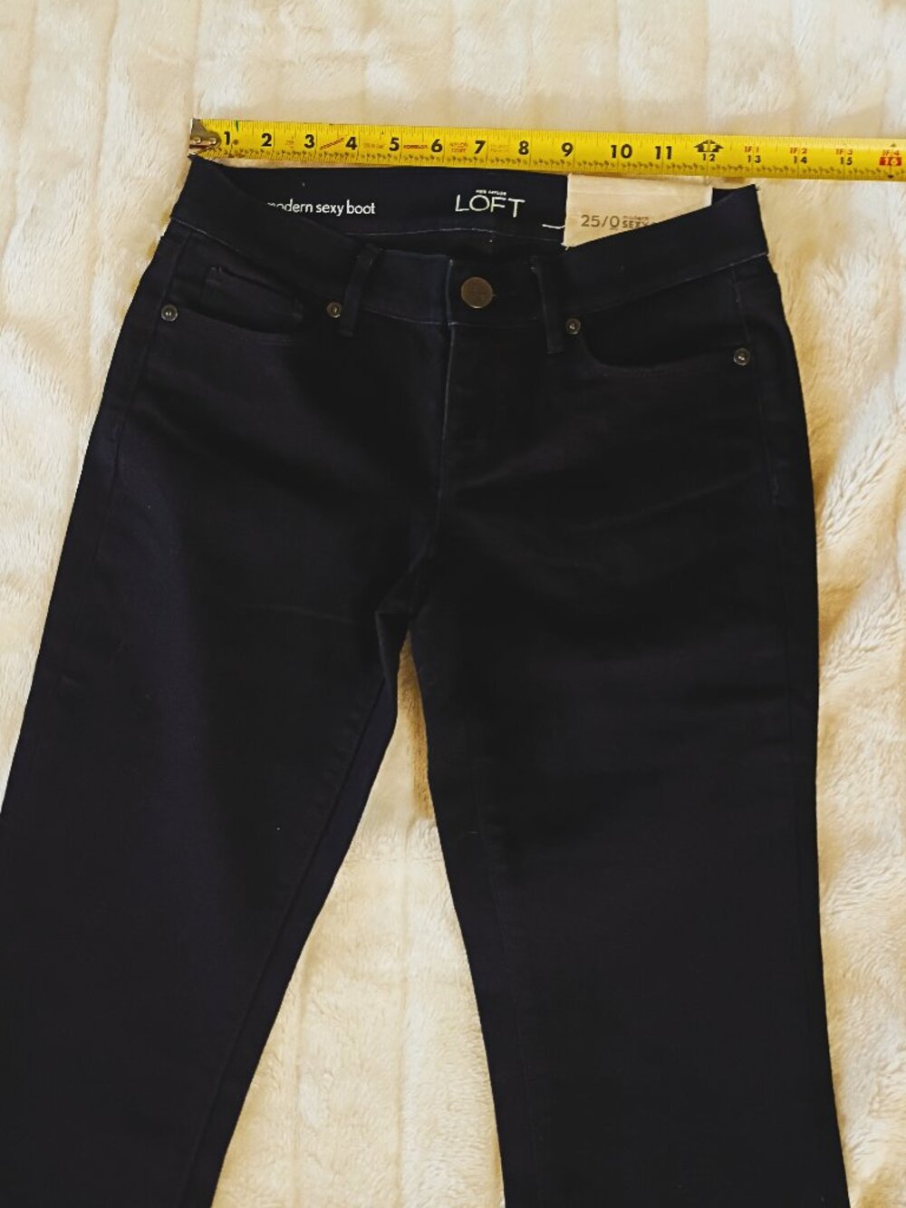 LOFT Ann Taylor Sexy Boot Cut Jeans 💞💞 Just Posted 🌹😃 - Picture 5 of 15